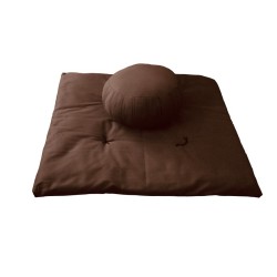 Pack zafu et zafuton marron