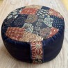 Zafu tissu japonais rempli d'épeautre bio