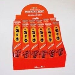 Morning star - Lot de 12 boîtes, pour la méditation, les dojos, les temples, la maison