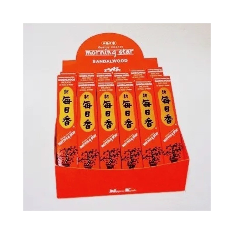 Morning star - Lot de 12 boîtes, pour la méditation, les dojos, les temples, la maison