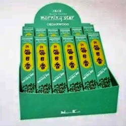 Morning star - Lot de 12 boîtes, pour la méditation, les dojos, les temples, la maison
