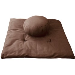 Pack zafu et zafuton marron