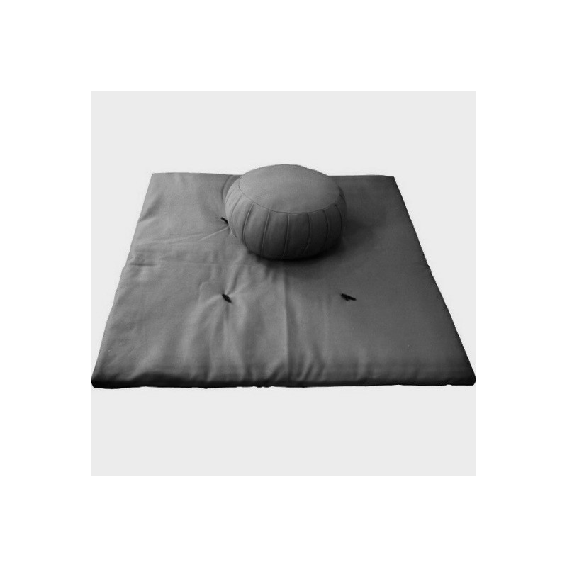 zafu et zafuton couleur gris anthracite