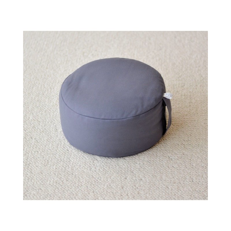 Zafu remplissage épeautre bio gris anthracite