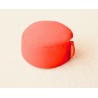 Zafu épeautre bio orange pour le yoga, les massages, la méditation