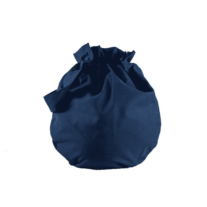 Sac à zafu kapok bleu nuit