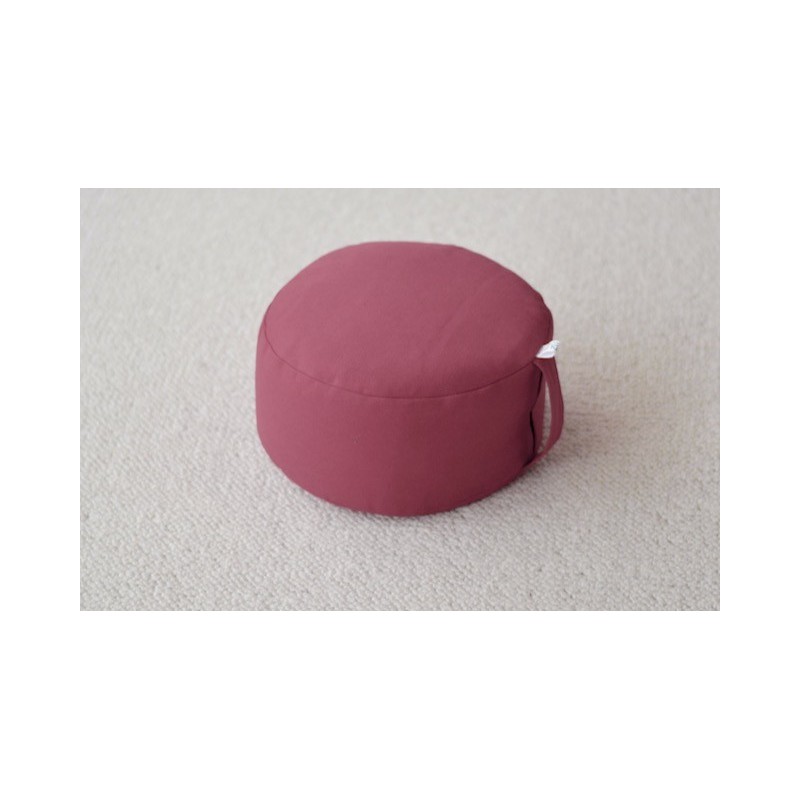 Zafu épeautre bordeaux