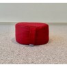 zafu en épeautre bio rouge, coussin de méditation