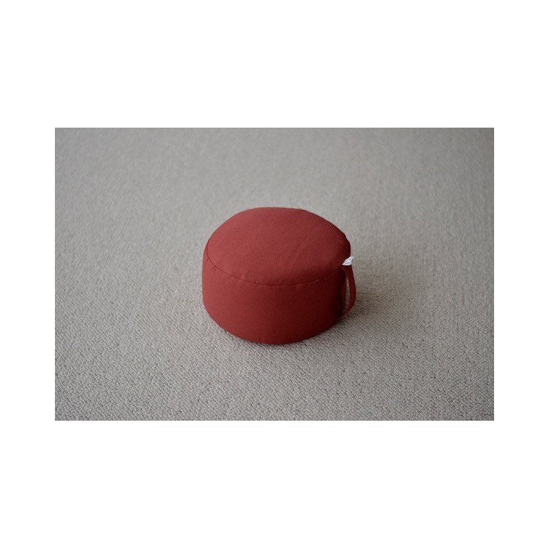 zafu de voyage en épeautre bio pour la méditation