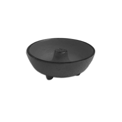 Brûle encens en fonte du Japon, fontaine, noir