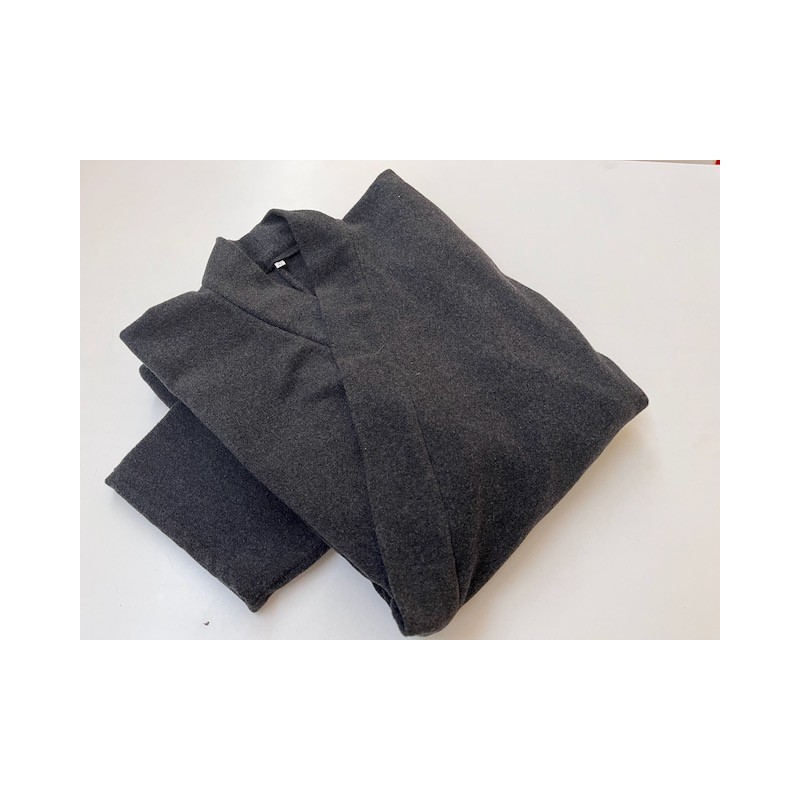 veste samue en laine gris anthracite