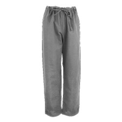 pantalon en coton 100% gris, confortable et solide