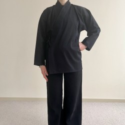 veste samue coton bio noir