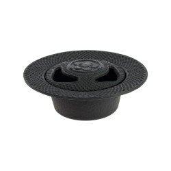 Brûle encens fleur de cerisier en fonte, noir