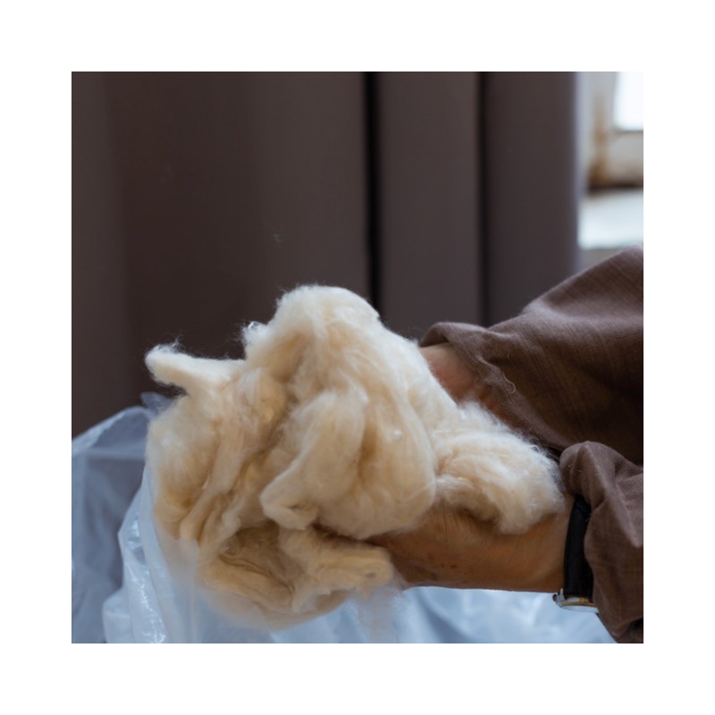 kapok en vrac pour rembourrer votre zafu