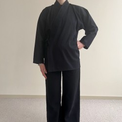 Ensemble samue veste et pantalon noir