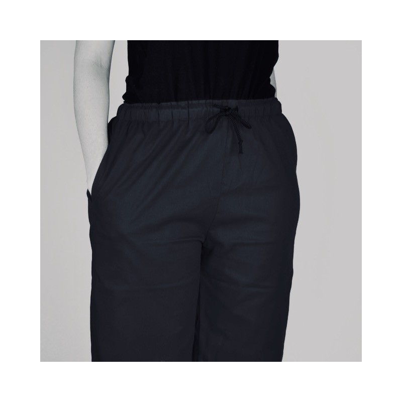 Pantalon noir en coton bio