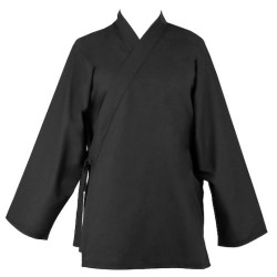 veste coton bio noir