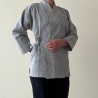 Veste samue printemps 2026 tissus coton et lin - Boutique zen à Paris