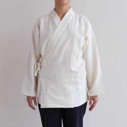 veste samue écru coton bio