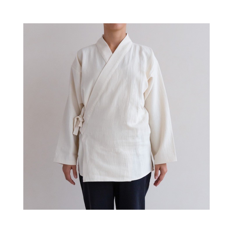veste samue écru coton bio