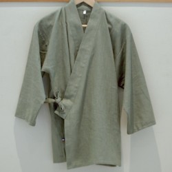 Veste samue printemps 2026 tissus coton et lin - Boutique zen à Paris