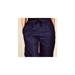 Pantalon en coton bio noir
