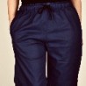 Pantalon en coton bio noir