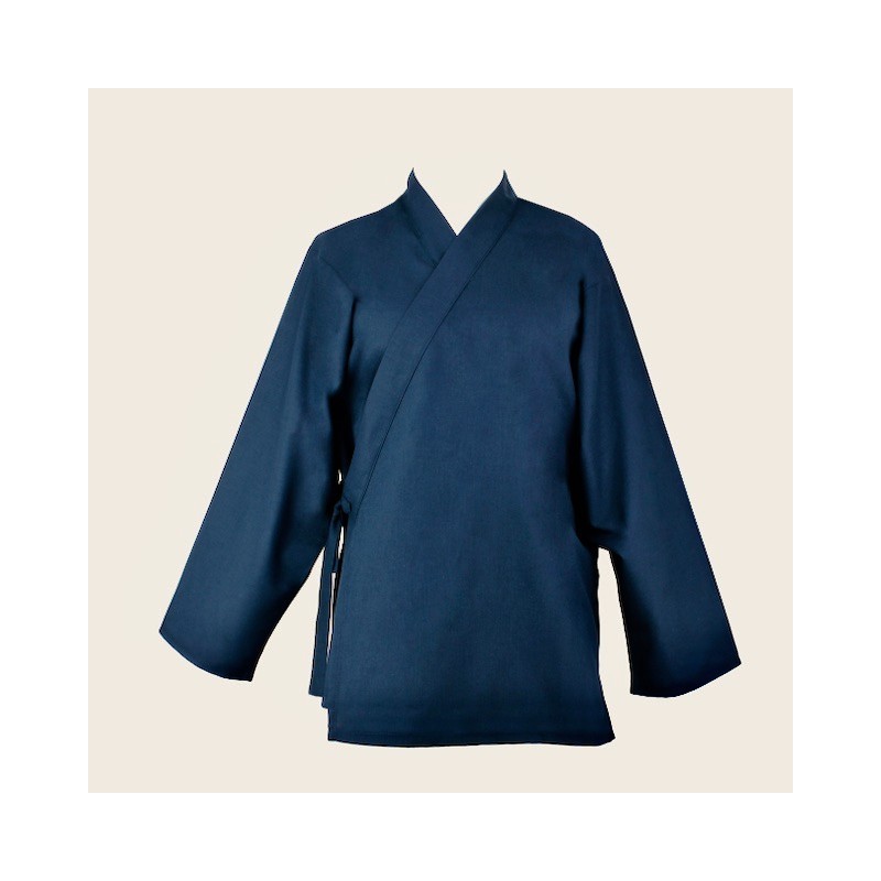 veste bleu marin en coton bio
