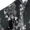 Yukata "Fleurs de pruniers" fond noir