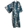 Yukata fleur de prunier vert
