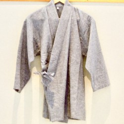 Veste Samue taupe lin chiné