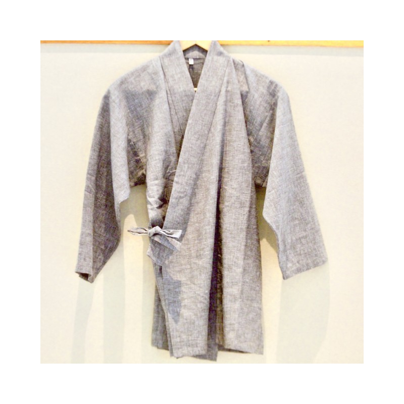 Veste Samue taupe lin chiné