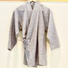 Veste Samue taupe lin chiné