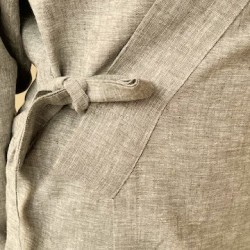 Veste samue printemps 2026 tissus coton et lin - Boutique zen à Paris