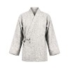 Veste en lin couleur gris chiné