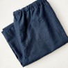 Pantalon ramie bleu océan