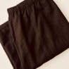Pantalon en coton couleur marron