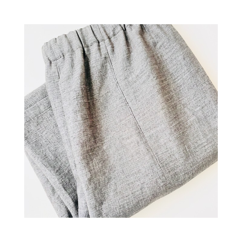 Pantalon gris chiné