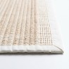 Tapis de yoga naturel, en jute et coton