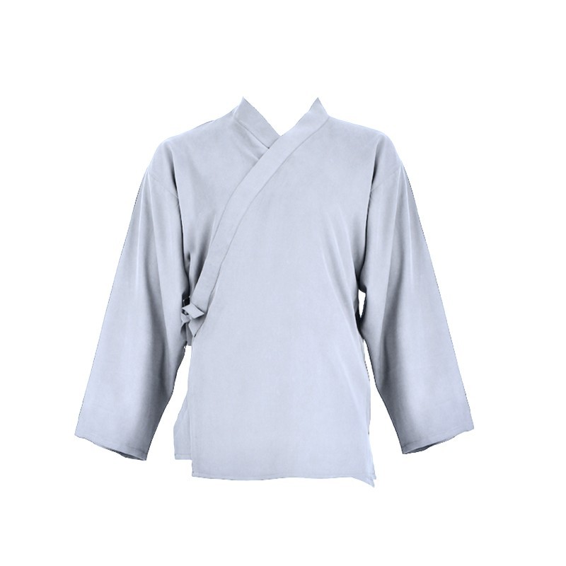Veste samue gris clair coton léger
