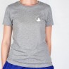 T-shirt gris clair chiné zazen et la lune