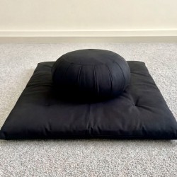 Ensemble de zafuton et zafu couleur noir
