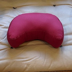 Zafu demi lune bordeaux