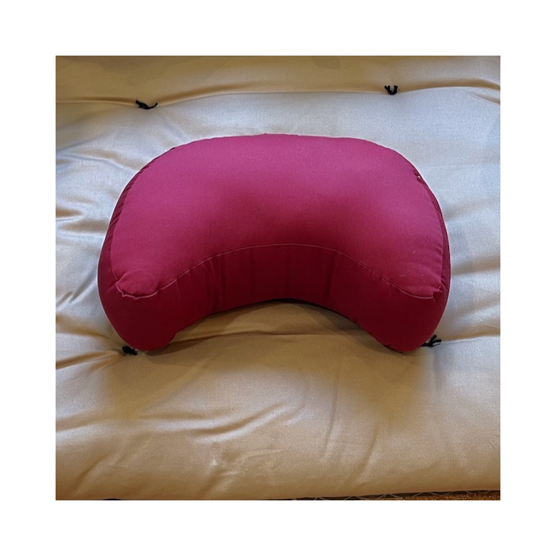 Zafu demi lune bordeaux