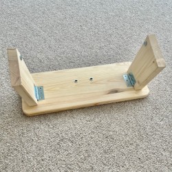 Banc de méditation pliable en bois de pin, fabriqué en France