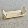 Banc de méditation pliable en bois de pin, fabriqué en France