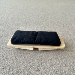 Banc de méditation pliable en bois de pin, fabriqué en France