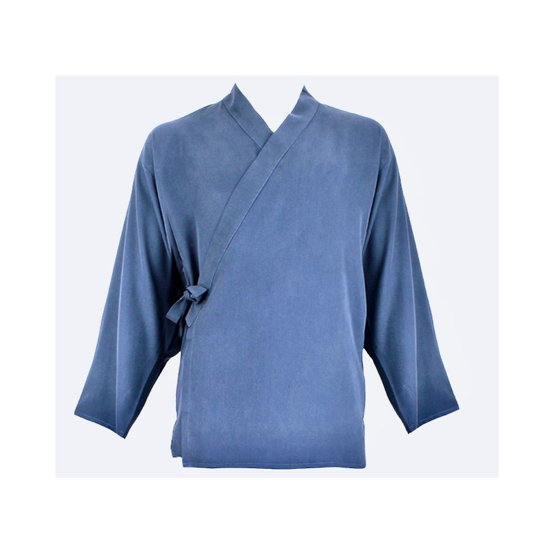 Veste samue tissu léger voile de coton