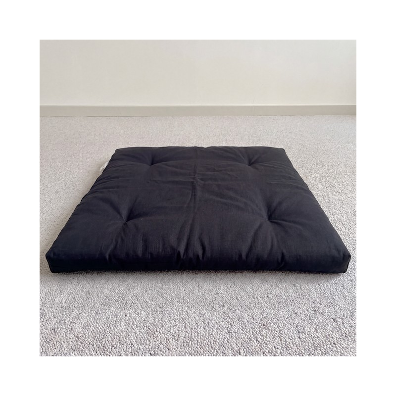 Zafuton-tapis-méditation-noir